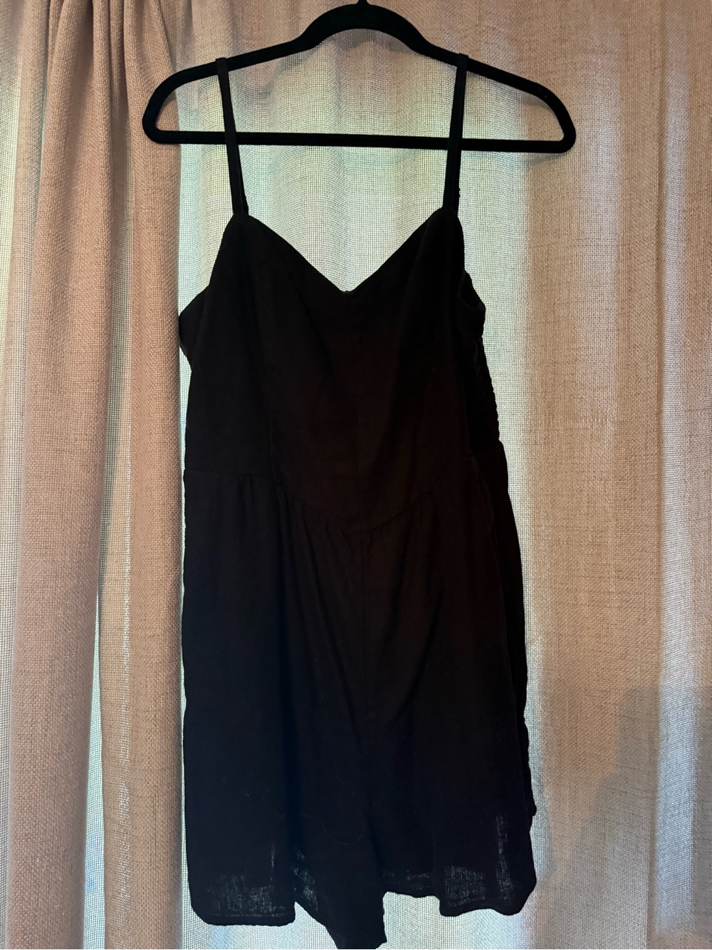 Black Spaghetti Strap romper- Classic Women's Dress